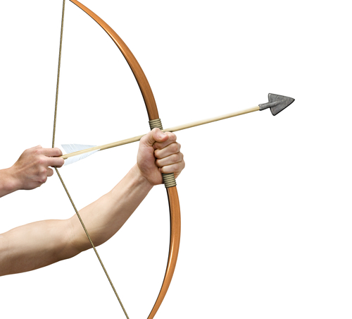 bow and arrow